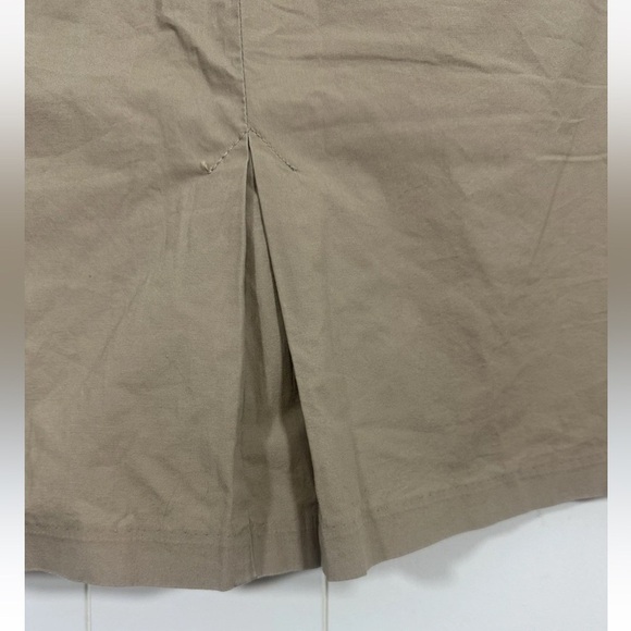 NEW Dockers Womens Size 12 Cotton Blend Kahki Diem Tan Skirt Skorts Waist - Picture 5 of 11